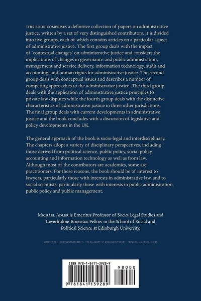 Produktbild: Administrative Justice in Context