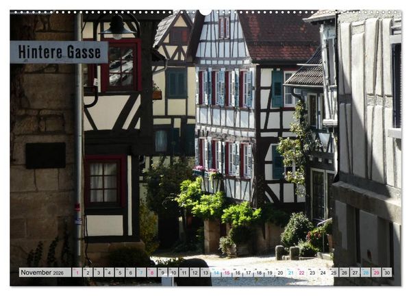 Produktbild: Sindelfingen - Historische Altstadt (Wandkalender 2026 DIN A2 quer), CALVENDO Monatskalender