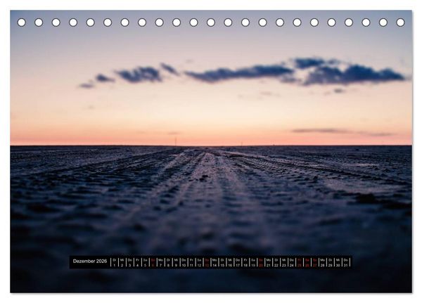 Produktbild: Abendlicht &uuml;ber der Nordsee (Tischkalender 2026 DIN A5 quer), CALVENDO Monatskalender