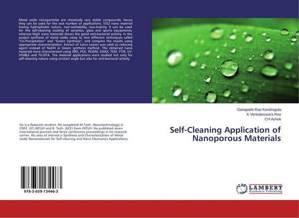 Produktbild: Self-Cleaning Application of Nanoporous Materials