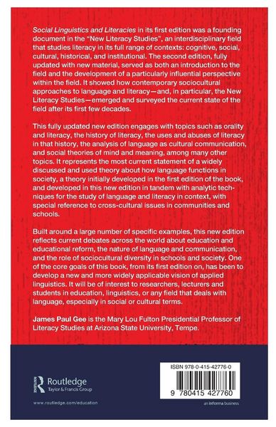 Produktbild: Social Linguistics and Literacies