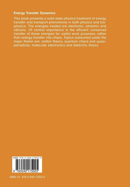 Produktbild: Energy Transfer Dynamics