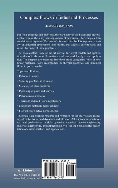 Produktbild: Complex Flows in Industrial Processes