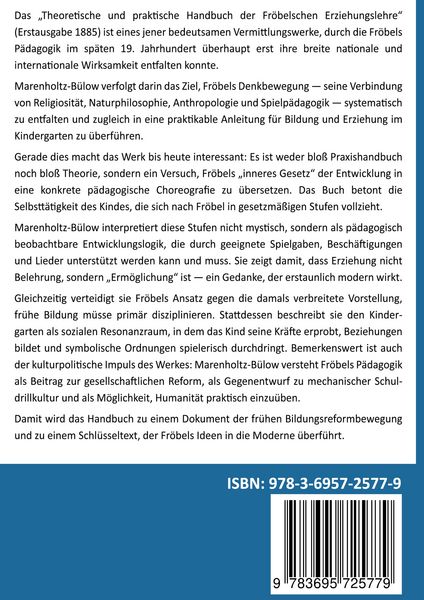 Produktbild: Theoretisches und praktisches Handbuch der Fr&ouml;belschen Erziehungslehre