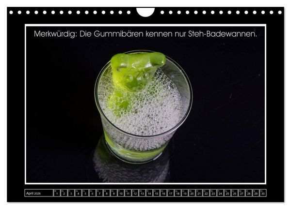 Produktbild: Wissenswertes aus der Welt der Gummib&auml;ren (Wandkalender 2026 DIN A4 quer), CALVENDO Monatskalender