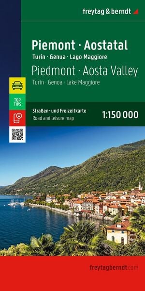 Produktbild: freytag & berndt Stra&szlig;enkarte Piemont - Aostatal, Turin - Genua - Lago Maggiore 1:150.000