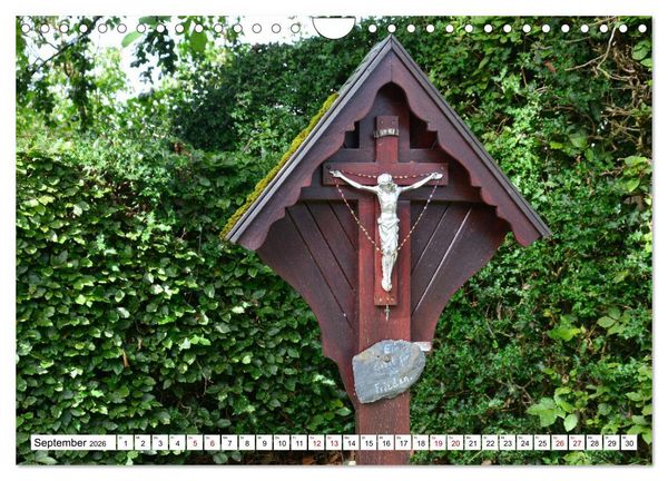 Produktbild: Kreuze und Kruzifixe rund um Simmerath in der Eifel (Wandkalender 2026 DIN A4 quer), CALVENDO Monatskalender