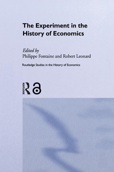 Produktbild: The Experiment in the History of Economics