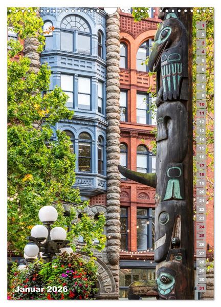 Produktbild: SEATTLE Imposante Stadt- und Naturimpressionen (Wandkalender 2026 DIN A3 hoch), CALVENDO Monatskalender