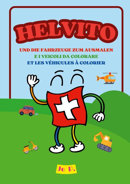 Produktbild: Helvito und die Fahrzeuge Zum Ausmalen