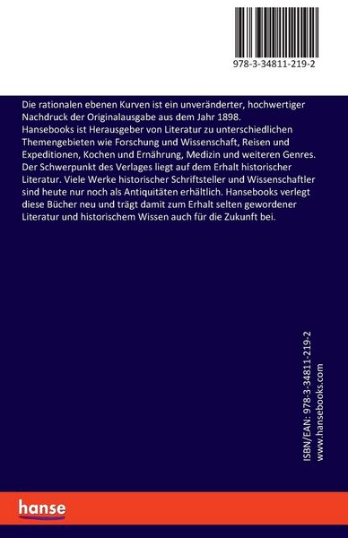 Produktbild: Die rationalen ebenen Kurven