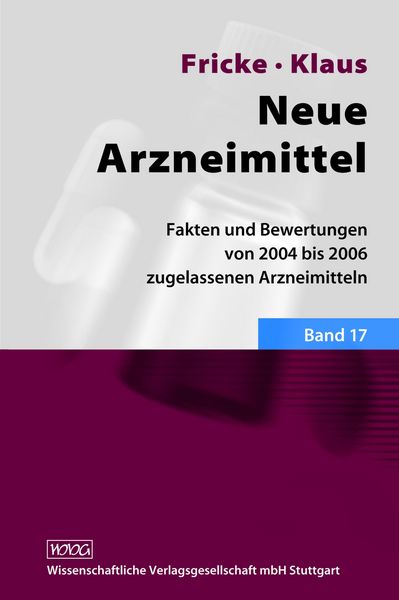 Produktbild: Neue Arzneimittel Band 17