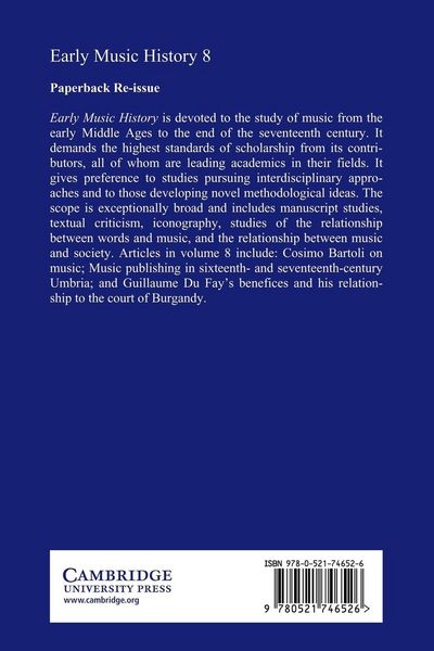 Produktbild: Early Music History