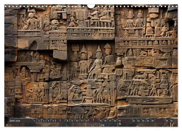 Produktbild: R&auml;tselhaftes aus der Arch&auml;ologie (Wandkalender 2026 DIN A3 quer), CALVENDO Monatskalender