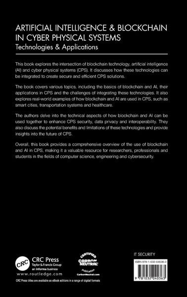Produktbild: Artificial Intelligence & Blockchain in Cyber Physical Systems