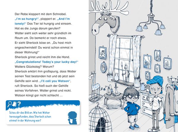 Produktbild: Duden Leseprofi &ndash; Sherlock Junior &hellip; seine spannendsten F&auml;lle, Erstes Englisch