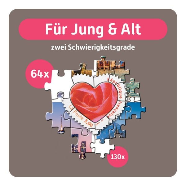 Produktbild: TEAMPUZZLE &ndash; St&auml;dte &ndash; 194 Teile &ndash; Seniorenpuzzle mit gro&szlig;en & kleinen Teilen
