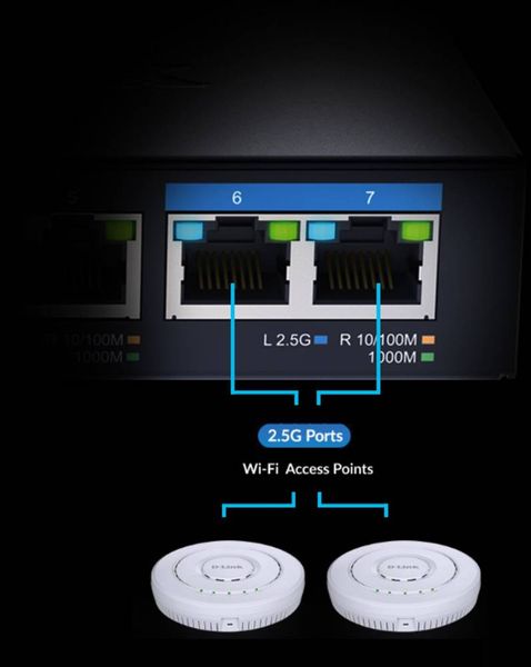 Produktbild: D-Link DMS-107/E DMS-107/E Ethernet Switch 5+2 Port