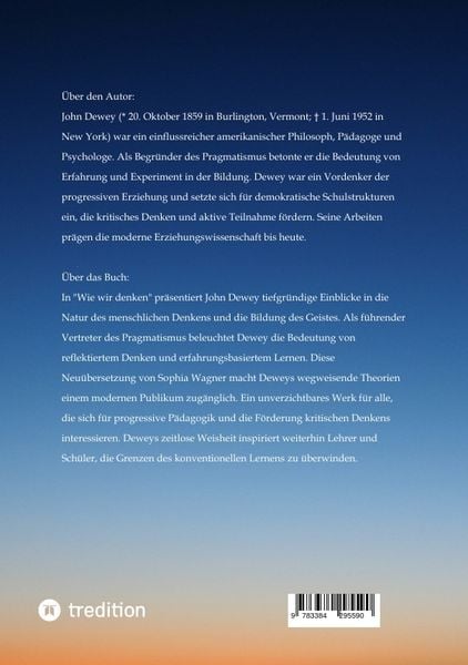 Produktbild: Wie wir denken