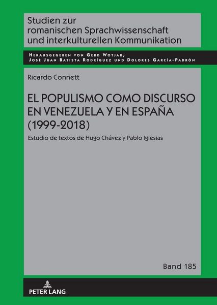 Produktbild: El populismo como discurso en Venezuela y en Espa&ntilde;a (1999-2018)