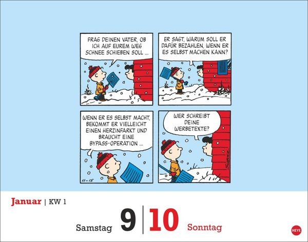Produktbild: Peanuts Tagesabrei&szlig;kalender 2027