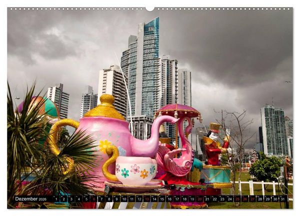 Produktbild: Panama Stadt (Wandkalender 2026 DIN A2 quer), CALVENDO Monatskalender