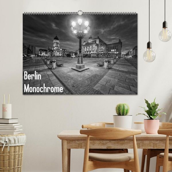 Produktbild: Berlin Monochrome (Wandkalender 2026 DIN A2 quer), CALVENDO Monatskalender