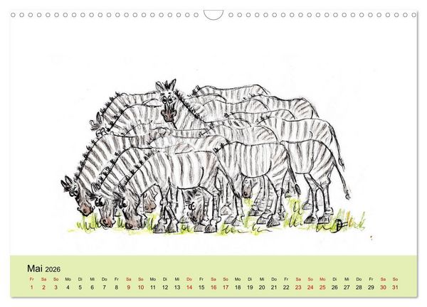 Produktbild: Gemeinsam stark (Wandkalender 2026 DIN A3 quer), CALVENDO Monatskalender