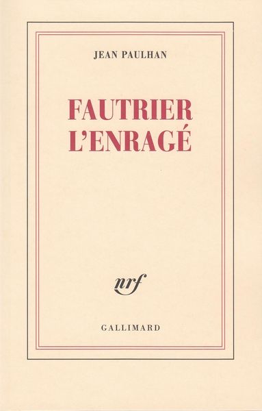 Produktbild: Fautrier l'enrag&eacute;