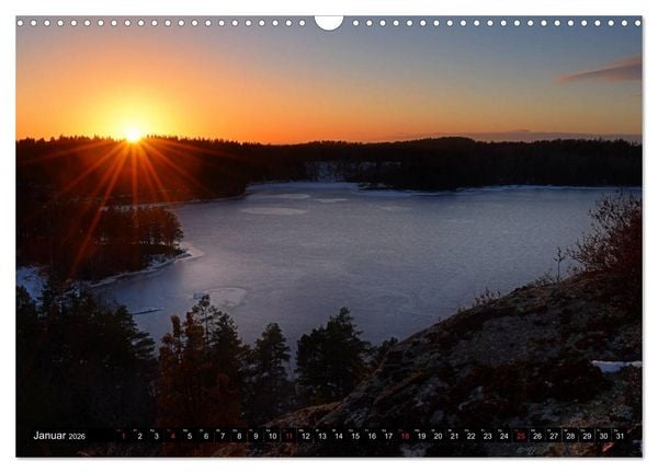 Produktbild: Reiseland Schweden (Wandkalender 2026 DIN A3 quer), CALVENDO Monatskalender