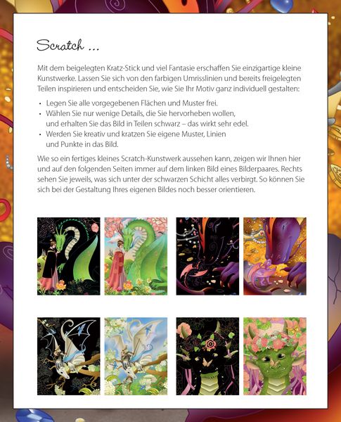 Leuchtende Kratzbilder Magische Reise main image 1