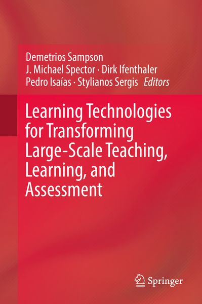 Produktbild: Learning Technologies for Transforming Large-Scale Teaching, Learning, and Assessment