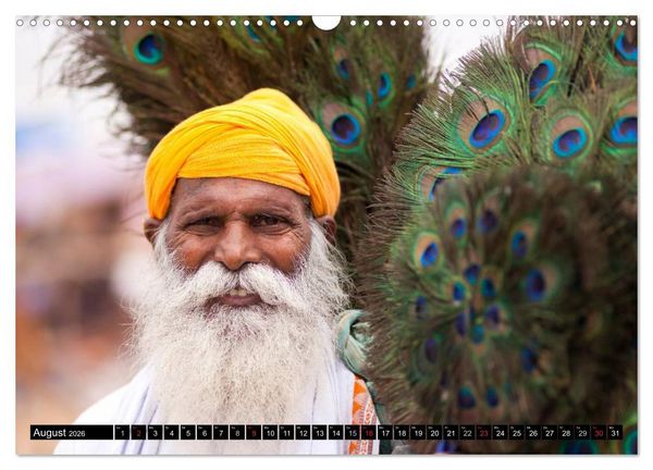 Produktbild: Rajasthan, Indien - Pushkar Mela (Wandkalender 2026 DIN A3 quer), CALVENDO Monatskalender