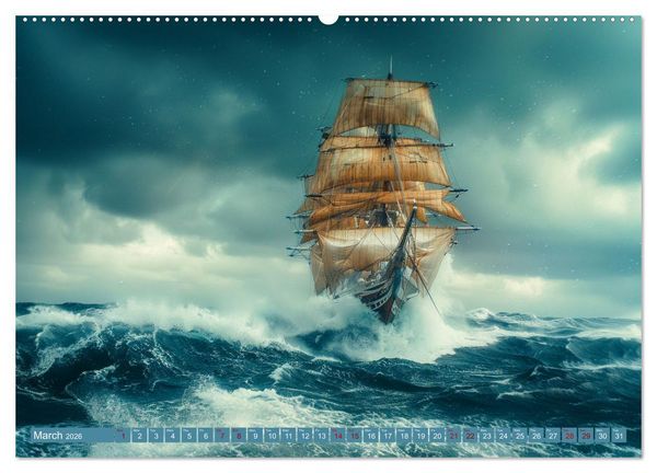 Produktbild: Sailing Through Seasons (Wall Calendar 2026 DIN A2 landscape), CALVENDO 12 Month Wall Calendar
