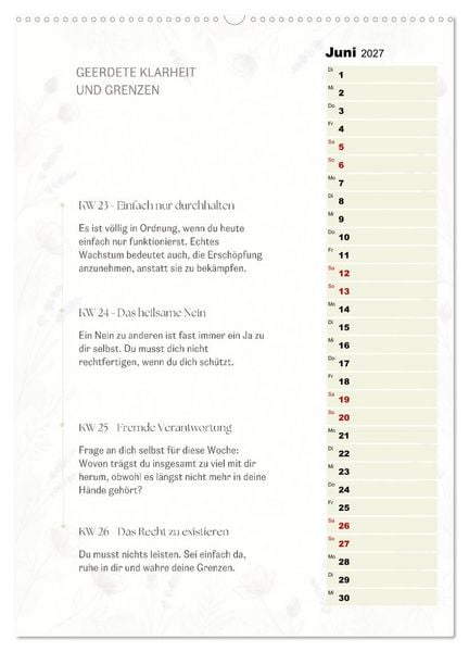 Produktbild: SEELENKOMPASS (Wandkalender 2027 DIN A2 hoch), CALVENDO Monatskalender
