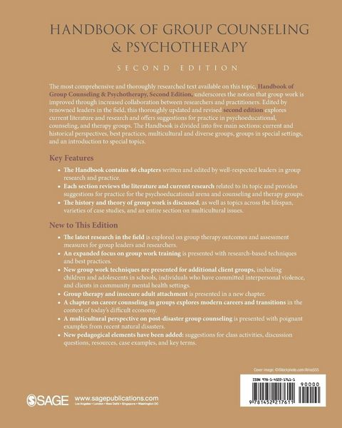 Produktbild: Handbook of Group Counseling and Psychotherapy