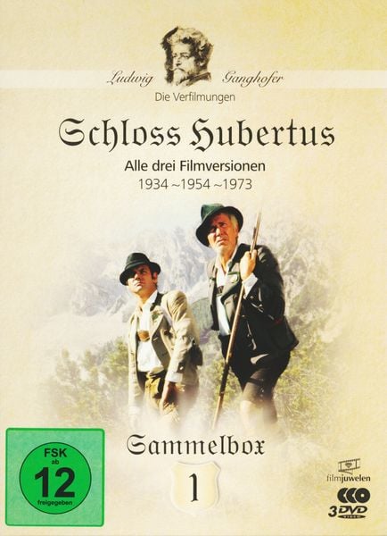 Produktbild: Schloss Hubertus - Die Ganghofer Verfilmungen Sammelbox 1 - Filmjuwelen [3 DVDs]