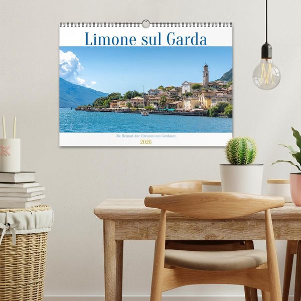 Produktbild: Limone sul Garda - Die Heimat der Zitrone am Gardasee (Wandkalender 2026 DIN A3 quer), CALVENDO Monatskalender