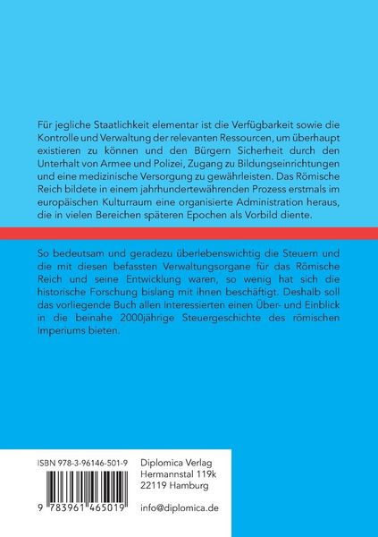 Produktbild: Die Steuergeschichte des R&ouml;mischen Reiches