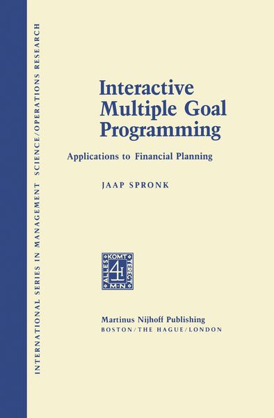 Produktbild: Interactive Multiple Goal Programming