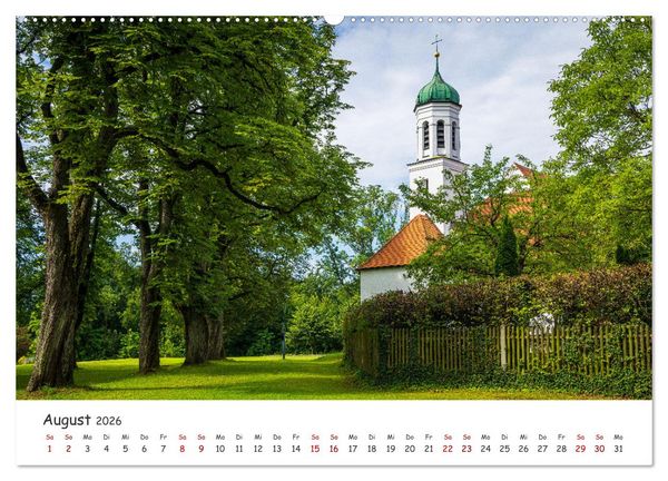 Produktbild: Neus&auml;&szlig; - Perle im Schmuttertal (Wandkalender 2026 DIN A2 quer), CALVENDO Monatskalender