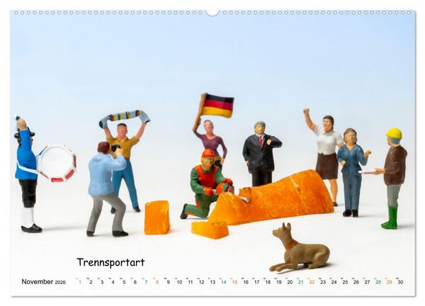 Produktbild: Fahrgaststreik! ... und andere Mini-Welten (hochwertiger Premium Wandkalender 2026 DIN A2 quer), Kunstdruck in Hochglanz