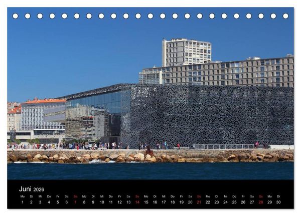 Produktbild: MARSEILLE - Die Hafenmetropole an der C&ocirc;te d'Azur (Tischkalender 2026 DIN A5 quer), CALVENDO Monatskalender