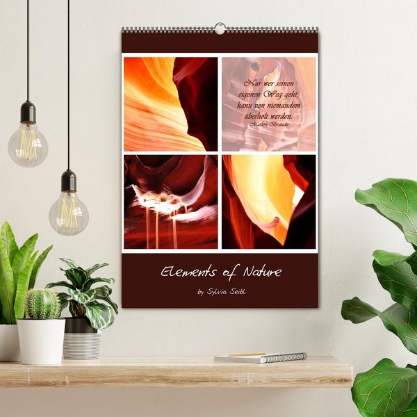 Produktbild: Elements of Nature (Wandkalender 2026 DIN A2 hoch), CALVENDO Monatskalender