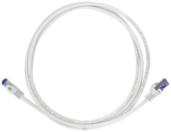 Produktbild: LogiLink C6A082S RJ45 CAT 6a S/FTP 7.50 m Grau 1 St.