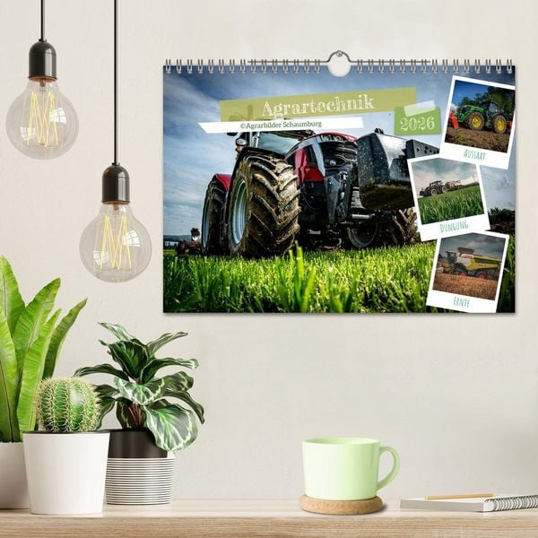 Produktbild: Agrartechnik (Wandkalender 2026 DIN A4 quer), CALVENDO Monatskalender