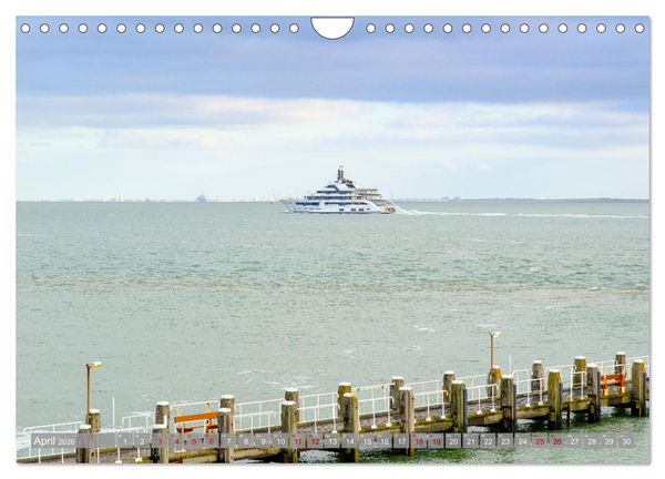 Produktbild: Ein Blick auf Vlissingen in Zeeland (Wandkalender 2026 DIN A4 quer), CALVENDO Monatskalender