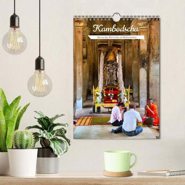 Produktbild: Kambodscha &ndash; Sch&ouml;nheit mit Geschichte (Wandkalender 2027 DIN A4 hoch), CALVENDO Monatskalender