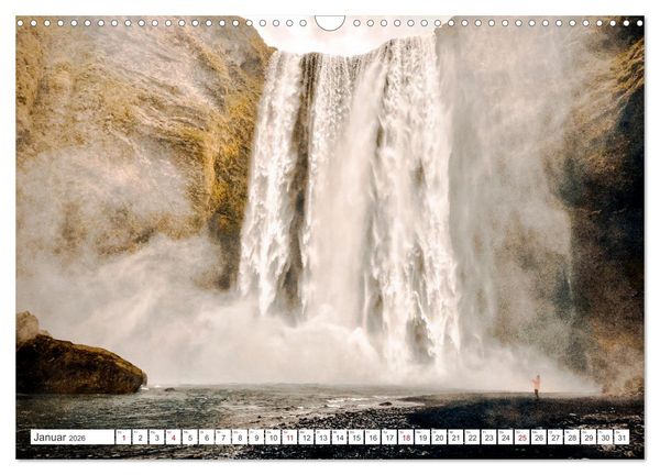 Produktbild: Magie des Nordens, Island und Norwegen (Wandkalender 2026 DIN A3 quer), CALVENDO Monatskalender