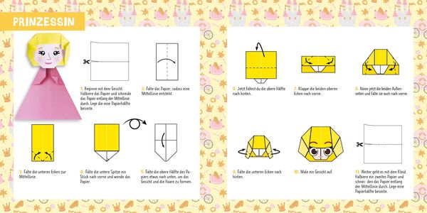 Produktbild: 88 x Origami Kids – Prinzessinnen